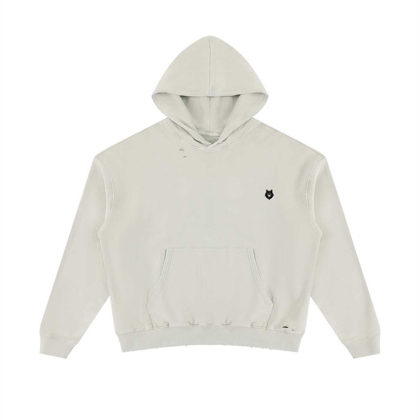 Loki & Ivy Unisex Mineral Wash Distressed Hoodie