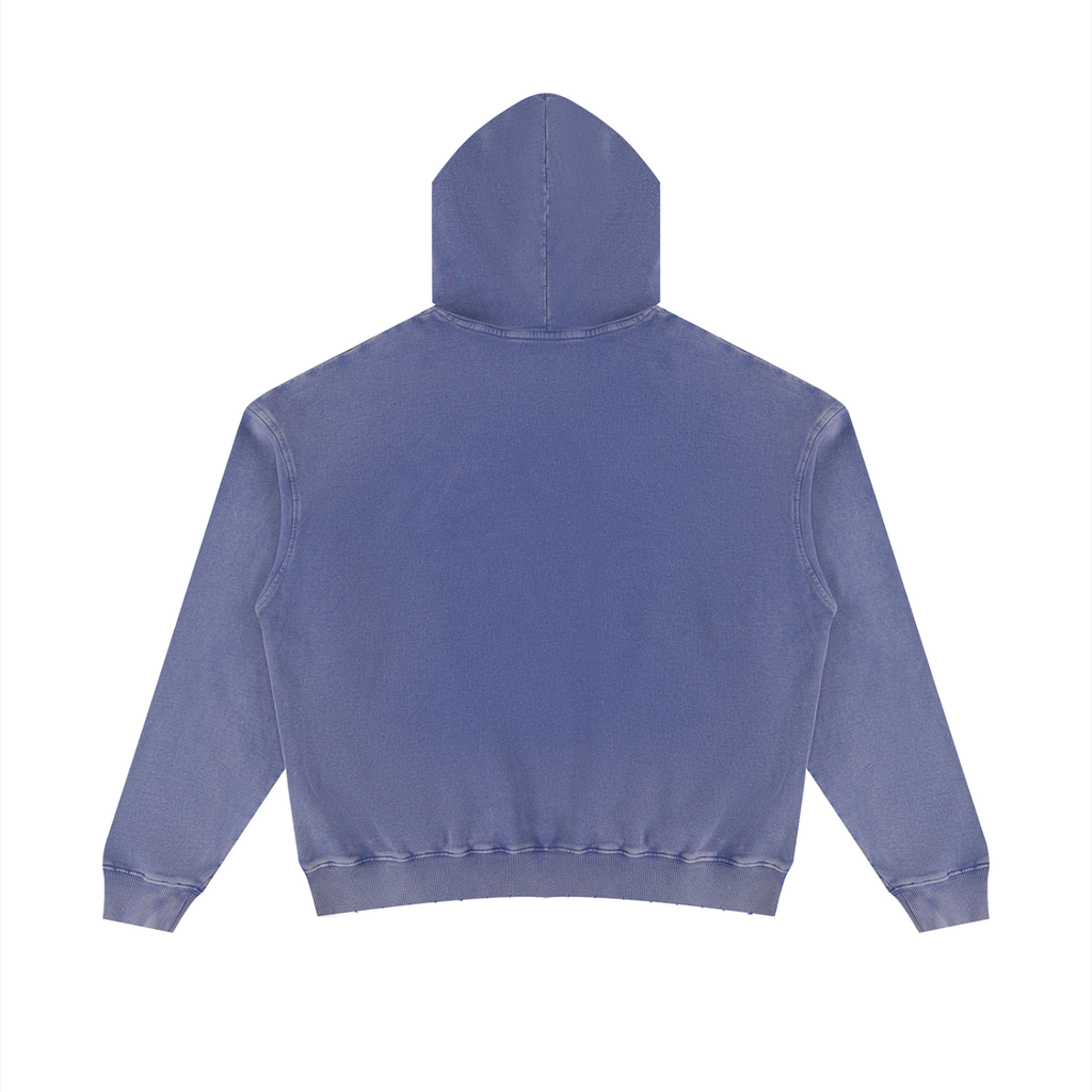 Loki & Ivy Unisex Mineral Wash Distressed Hoodie
