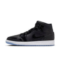 Air Jordan 1 Mid SE 'Space Jam' - Iconic Black Patent Leather Sneakers