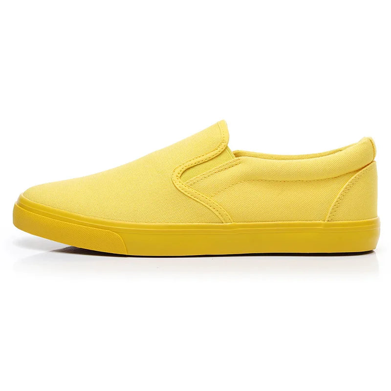 Canvas Driving Shoes Men Green Black Yellow White Vulcanized Canvas Shoes Mens Designer Sneakers Fashion Men Loafers