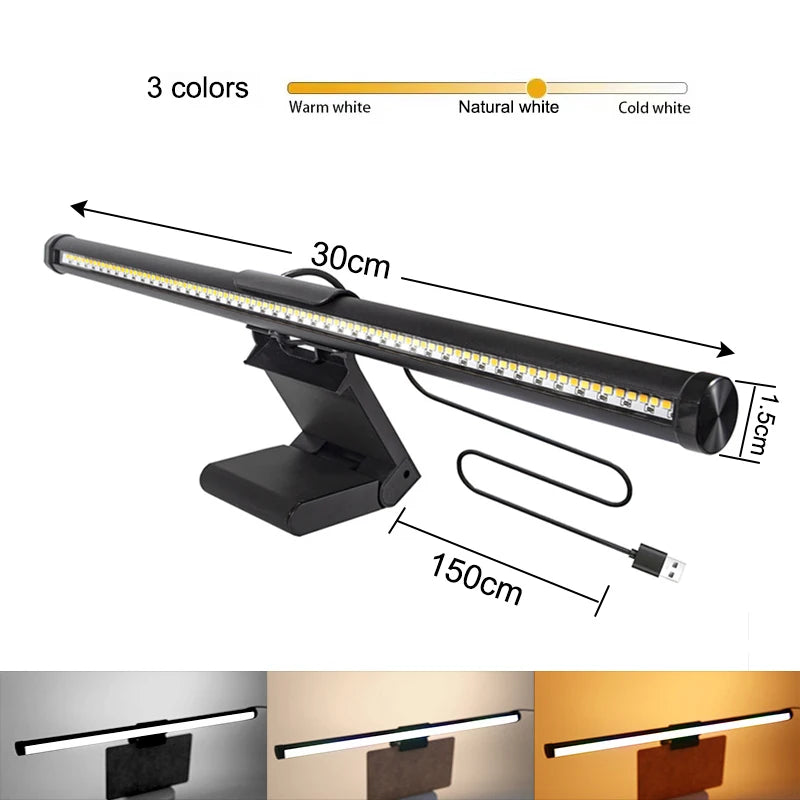 RGB Light LED Monitor Light Bar Computer Screen Hanging Lights Atmosphere Table Lamp Reading Night Lights Gaming Dimming Lights