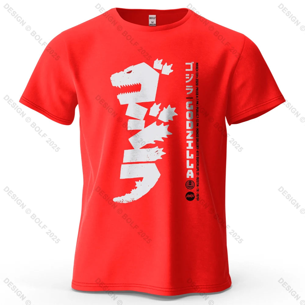 Japan Printed Men's T-Shirt 100% Cotton Oversized Harajuku Style Graphic Tees for Women Tops Tees Casual Streetwear