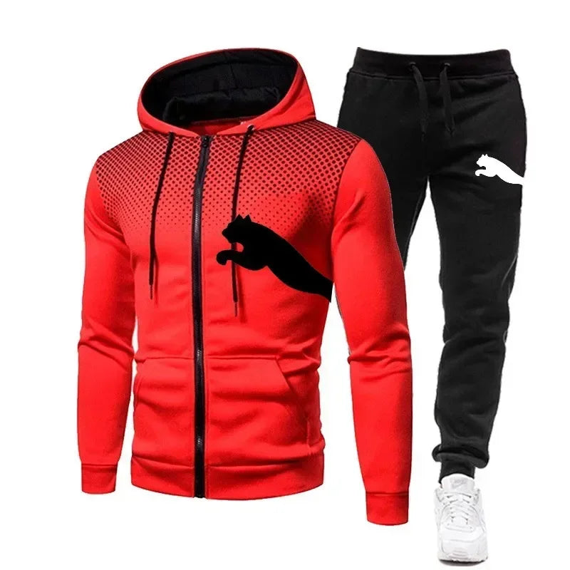 2025 Men's Autumn/Winter Hoodie Set, men's fashion autumn/winter designer clothing, hoodie + long pants set, jogging sportswear