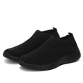 Women's Shoes Lightweight Breathable Mesh Slip-On Sneakers Black White Sport Running for Casual Party Fashion Ladies Shoes