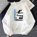 Men Hoodies JDM Initial D Japanese Anime Hoodie Mazida IMPREZA Sweatshirt Harajuku Pullover Techwear Women Clothes Streetwear