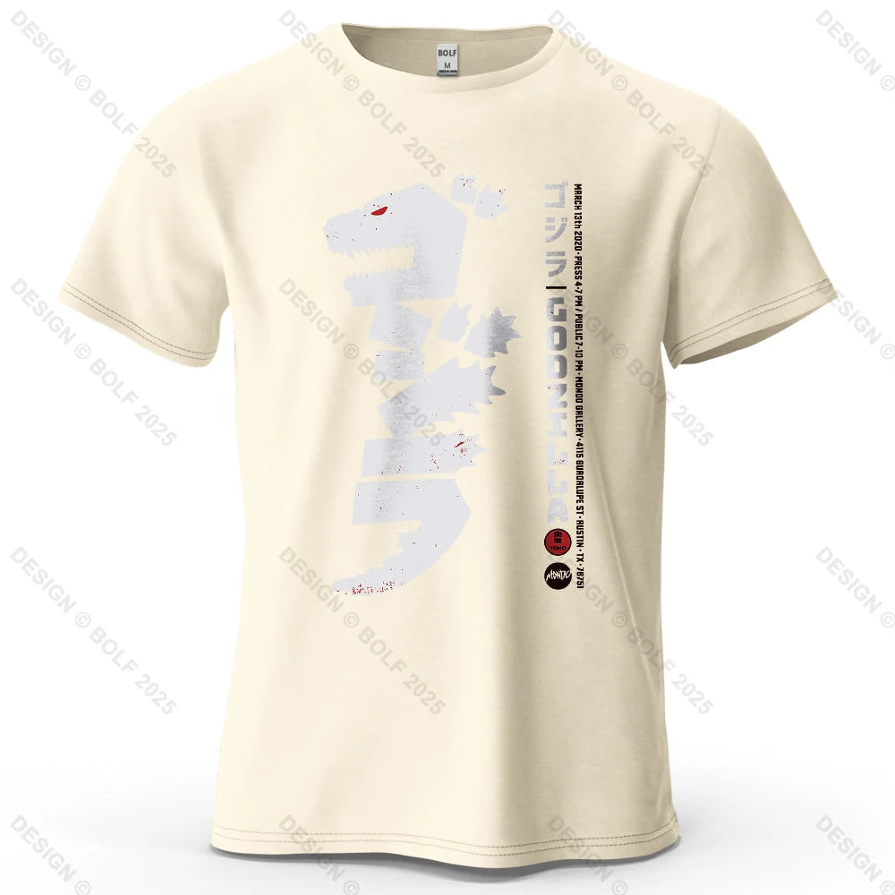 Japan Printed Men's T-Shirt 100% Cotton Oversized Harajuku Style Graphic Tees for Women Tops Tees Casual Streetwear