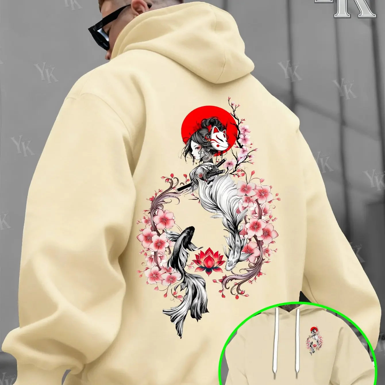 This New Autumn/Winter Men's Hoodie Features a Unique Graphic Print and Is Suitable for Everyday Wear and Casual Sportswear