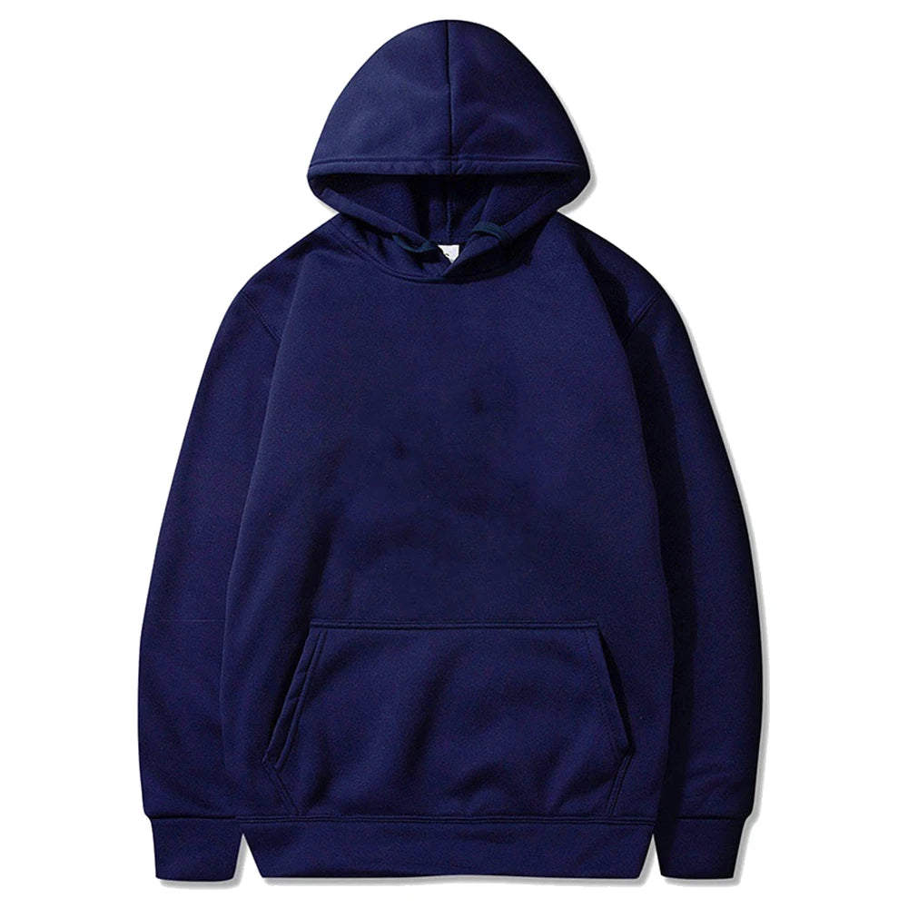 Spring Autumn Fashion Men's Women's Hoodie Casual Hoodies Pullovers Sweatshirts Men's Top Solid Color Hoodies Sweatshirt Male