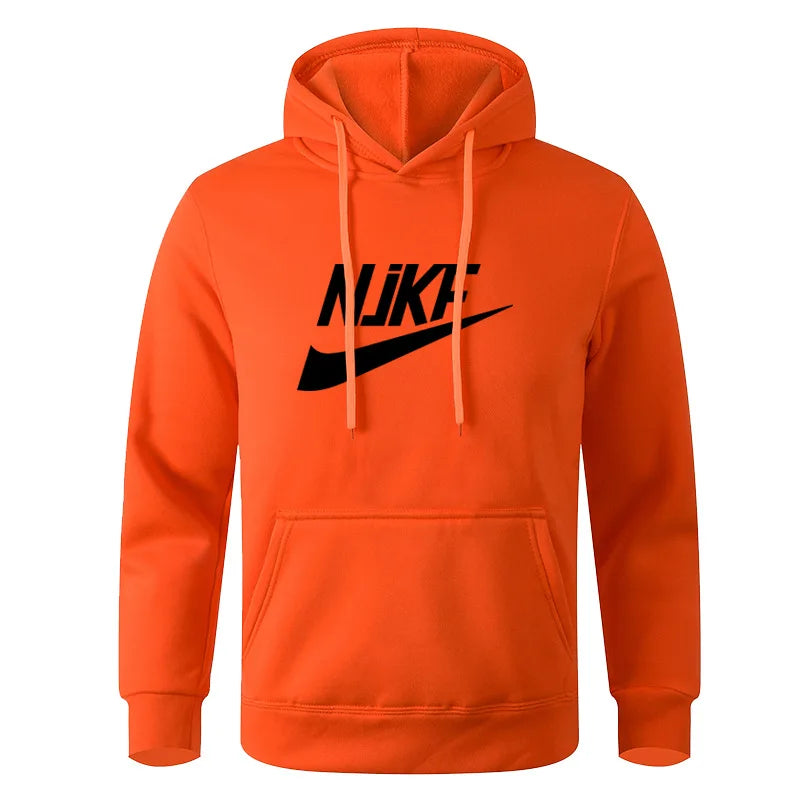 New men's and women's autumn and winter fleece hoodie jacket NjKF mother print foreign trade leisure sports hoodie trendy men's