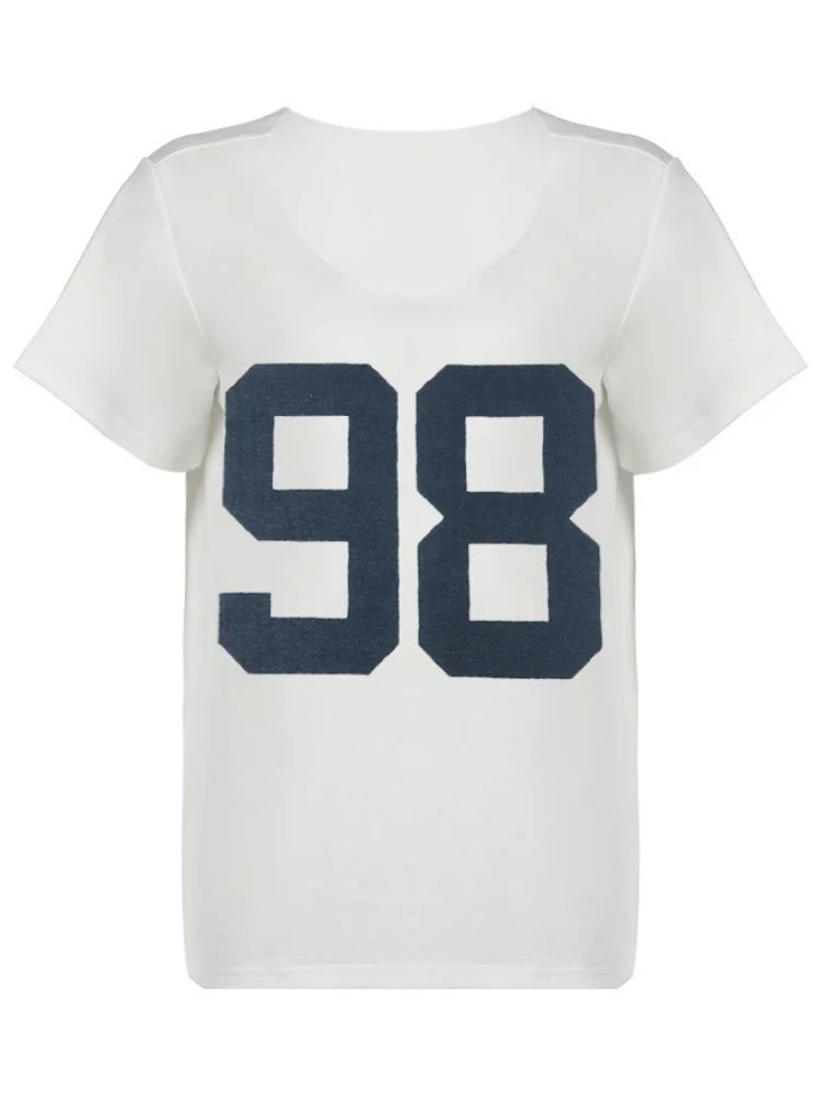 Oversized T Shirts For Women Streetwear Short Sleeve Y2k Top Tshirt Character Printing Grunge Clothes Ropa De Mujer Camisetas