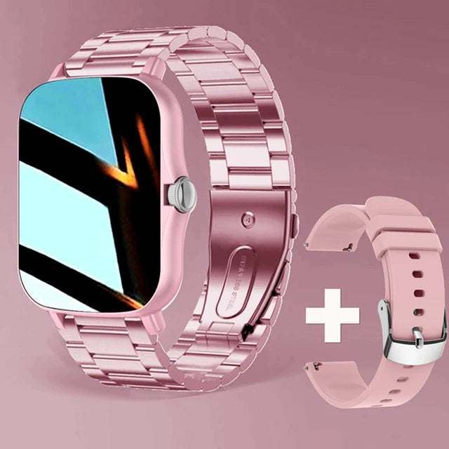 2026 New Smart Watch Bluetooth Call Fitness Tracker Heart Rate Sleep Record Outdoor Sport Watch for Android/IOS Men Women HW12