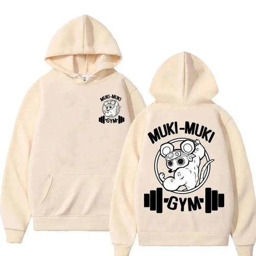 Anime Devil Killer Uzui Tengen Printed Hoodie Neutral Fun Ninja Mouse Muki Muki Gym T-shirt Muscle Mouse Hoodie