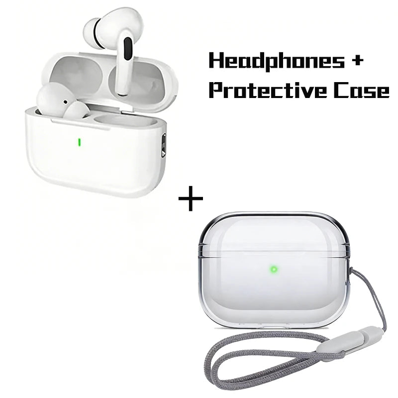A7-Wireless Bluetooth Headphones HiFi Sound Quality, Physical Noise Reduction 3D Surround Sound, Long Battery Life+Earphone Cove