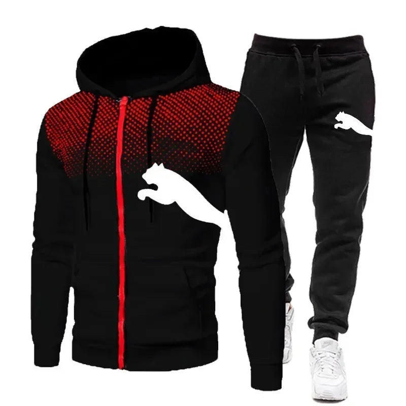2025 Men's Autumn/Winter Hoodie Set, men's fashion autumn/winter designer clothing, hoodie + long pants set, jogging sportswear