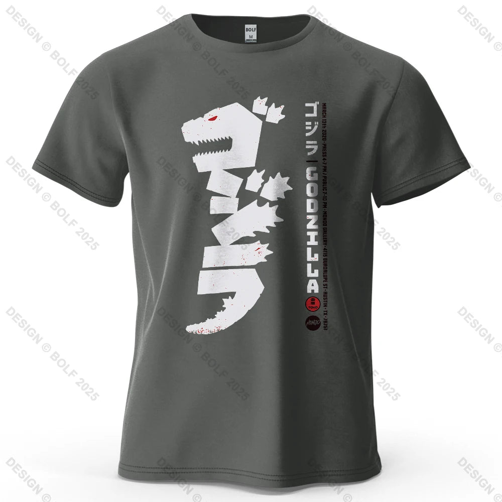 Japan Printed Men's T-Shirt 100% Cotton Oversized Harajuku Style Graphic Tees for Women Tops Tees Casual Streetwear
