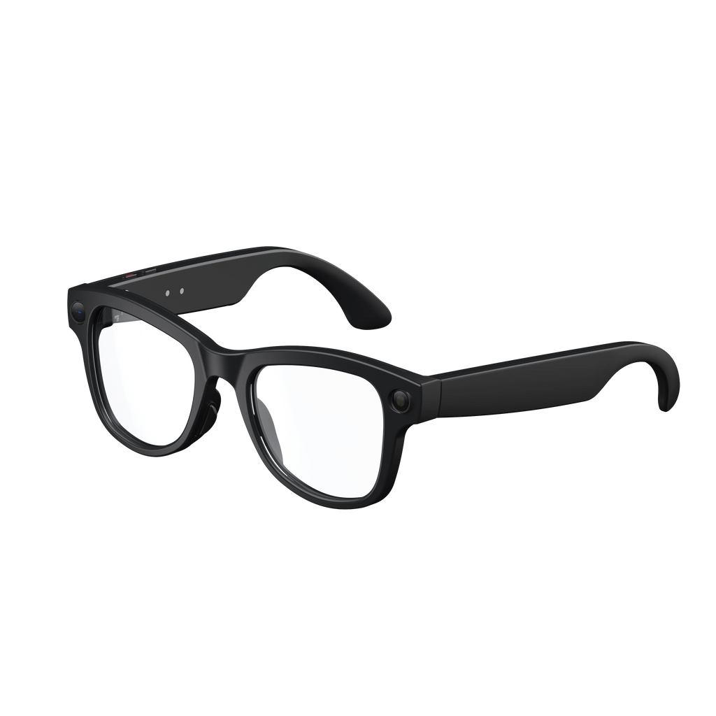 M02 AI Smart Glasses 8MP Camera Video Recording 100+Languages Translation Sunglasses Bluetooth Call Music Play with Charging Box