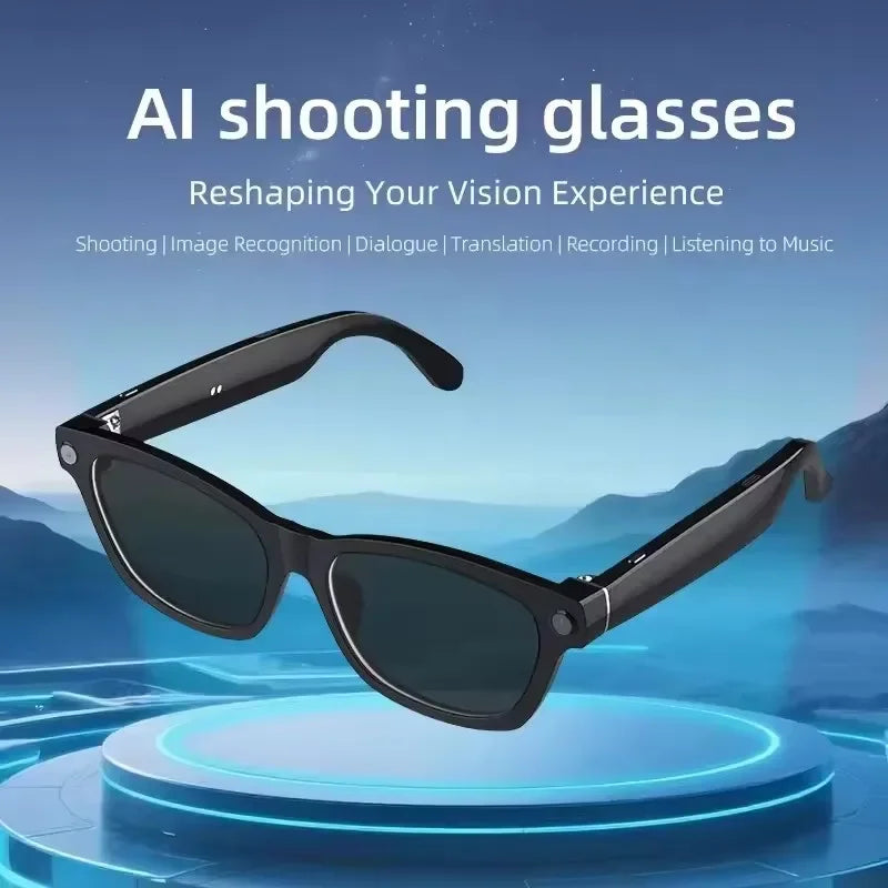 Lenovo AI Smart Glasses AI Translation 8MP HD Camera 4K Shooting Image Conversation Recording Listening To Music Smart Glasses