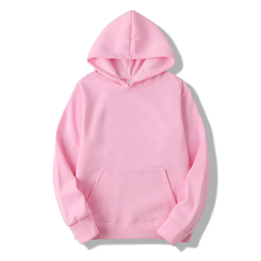 Men Woman Hoodies Sweatshirts Fashion Solid Color Red Black Gray Pink Hooded Hip Hop Hoody Mens Brand Hoodie Streetwear