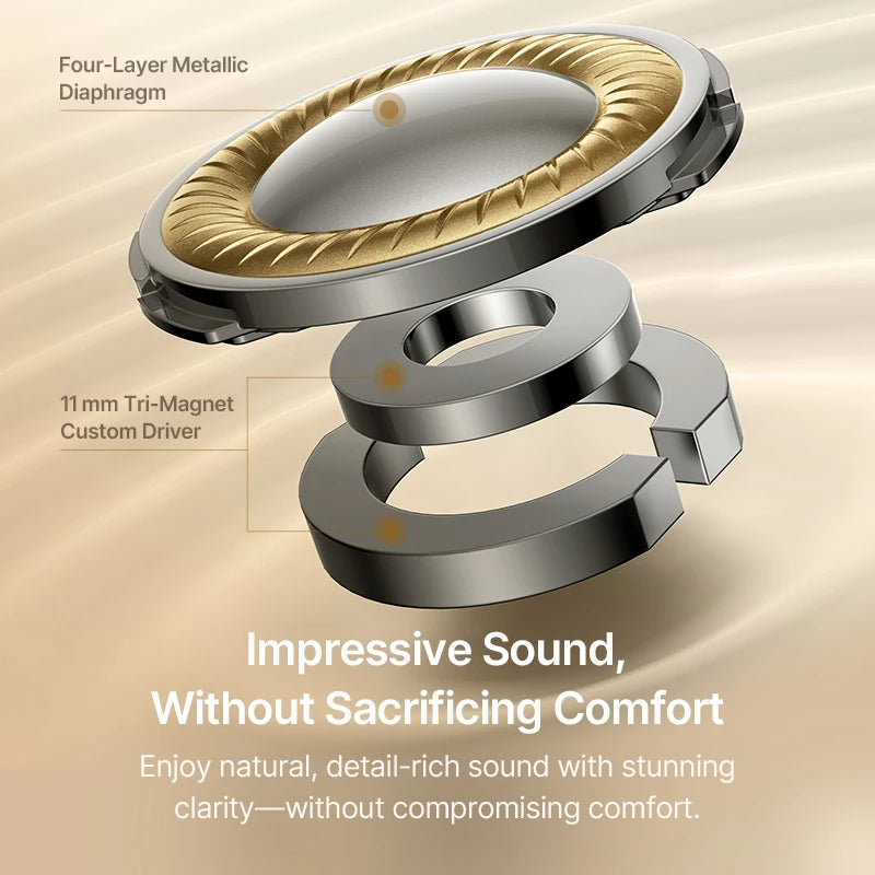 Baseus Bowie MC2 Open Ear Wireless Earbuds Bluetooth 6.0 Comfort Clip On Sport Earphone 4 Mic AI Clear Call Bass Boost Headphone