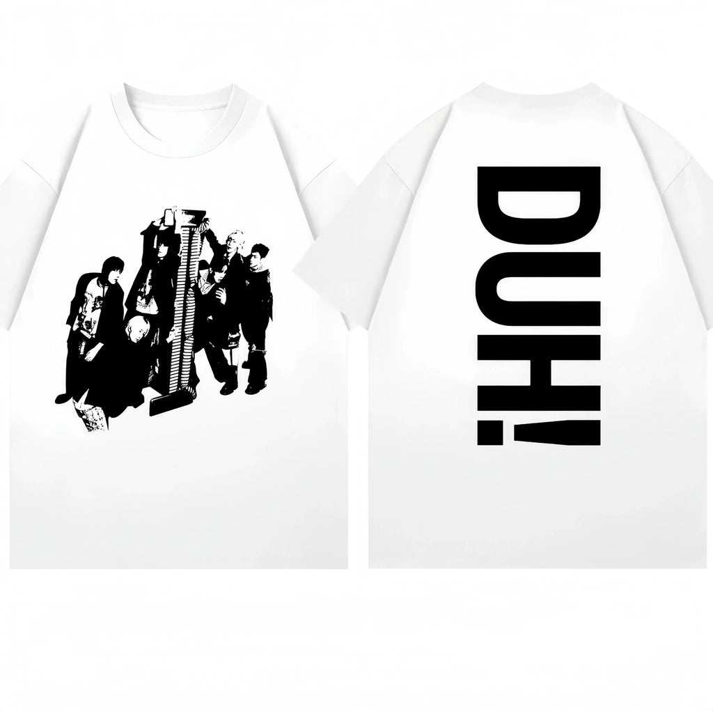 SuP1Harmony DUH! The Men's and Women's Oversize T-shirt of The Same Style As Those From The Eighth Album of The Debut Stage