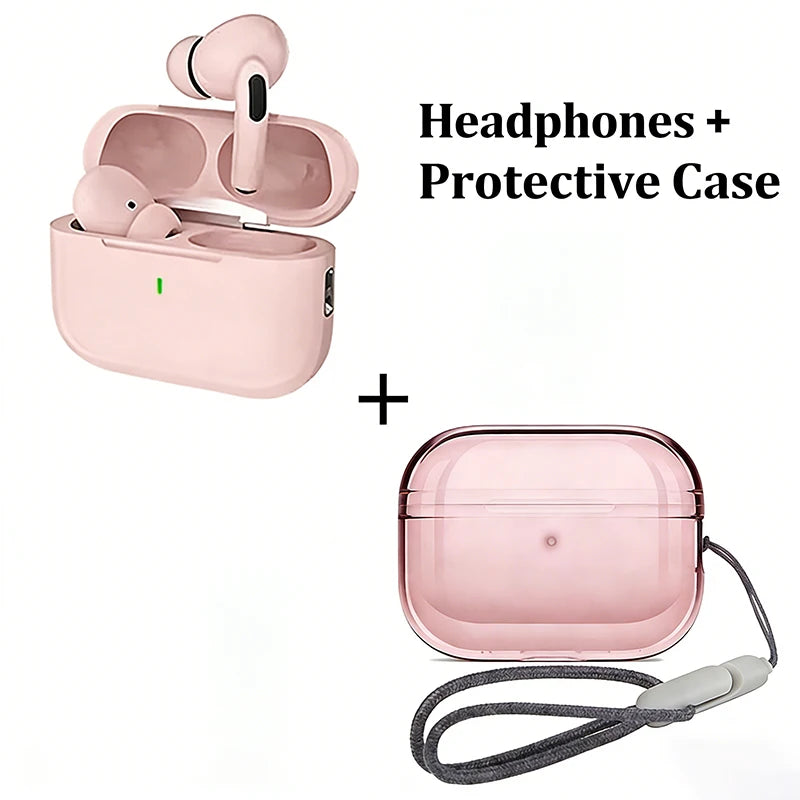 A7-Wireless Bluetooth Headphones HiFi Sound Quality, Physical Noise Reduction 3D Surround Sound, Long Battery Life+Earphone Cove