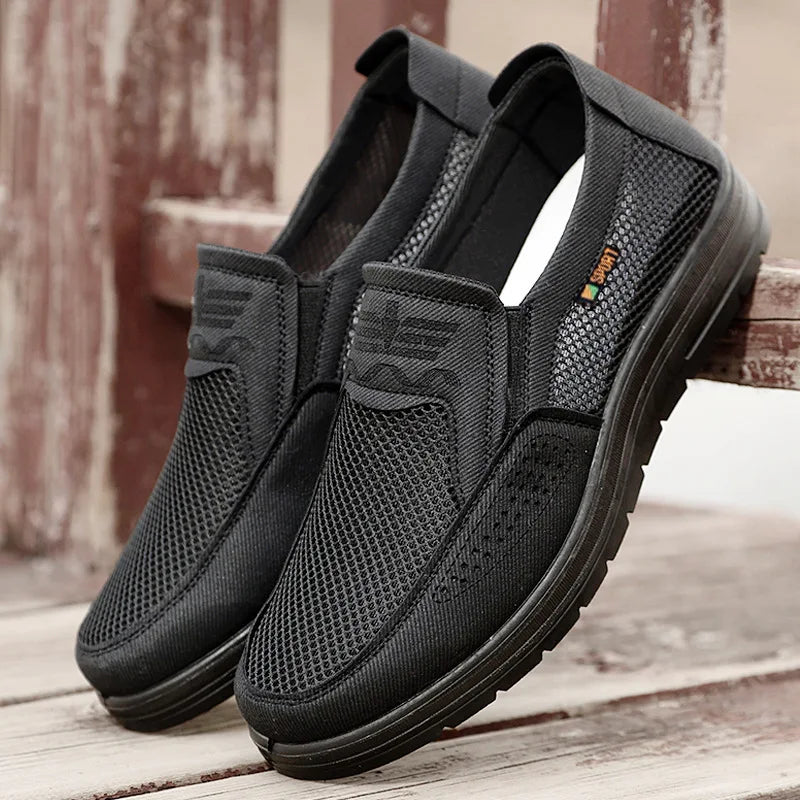 Men's Shoes 2025 Summer Casual Sneakers Breathable Mesh Chunky Sole Affordable Free Shipping