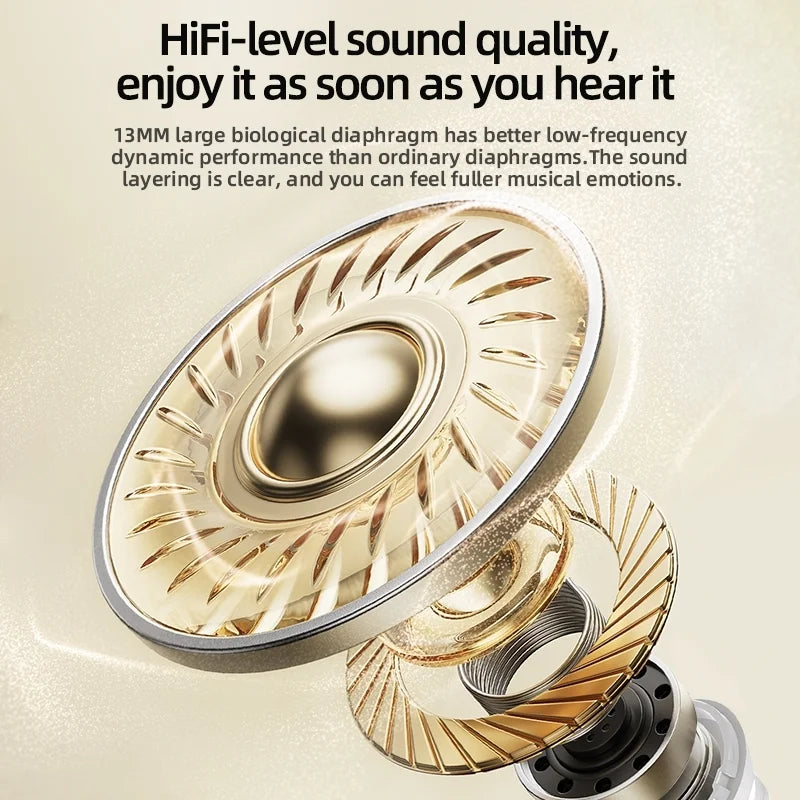 A7-Wireless Bluetooth Headphones HiFi Sound Quality, Physical Noise Reduction 3D Surround Sound, Long Battery Life+Earphone Cove