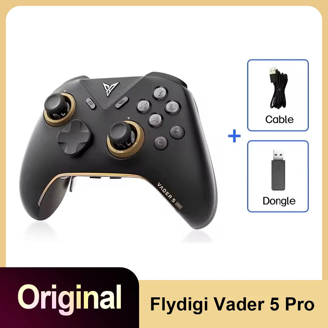 New Flydigi Vader 5 Pro Gaming Controller 8 Additional Buttons Top-Tier Ultra-Low Latency Gamepad for  PC NS2 Mobile Steam