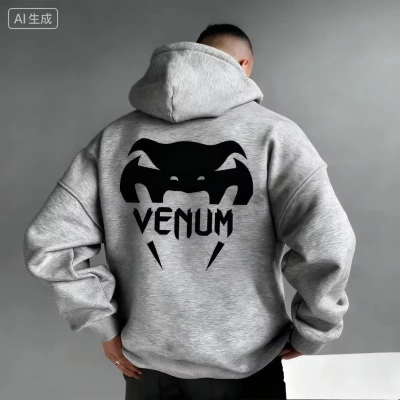 2026 NEw NEw New! UFC Men's Boxing Sports Hoodie, Warm and Comfortable Casual Hoodie for Autumn and Winter, Fashionable Printed