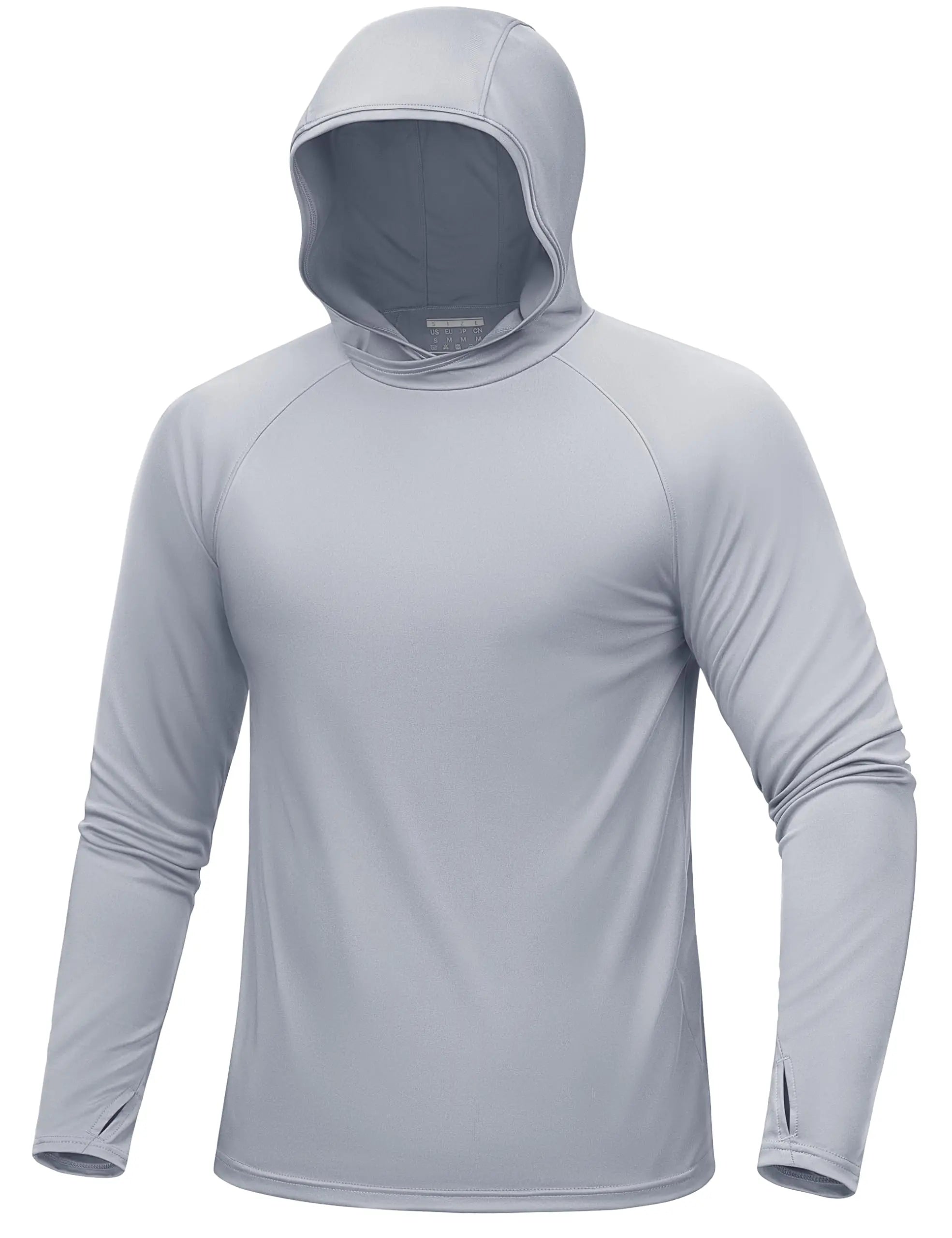 TACVASEN UPF 50+ Hooded T-Shirts Mens Quick Dry UV Block Sun Shirts Lightweight Hoodie Shirt Running Fishing Performance Tops