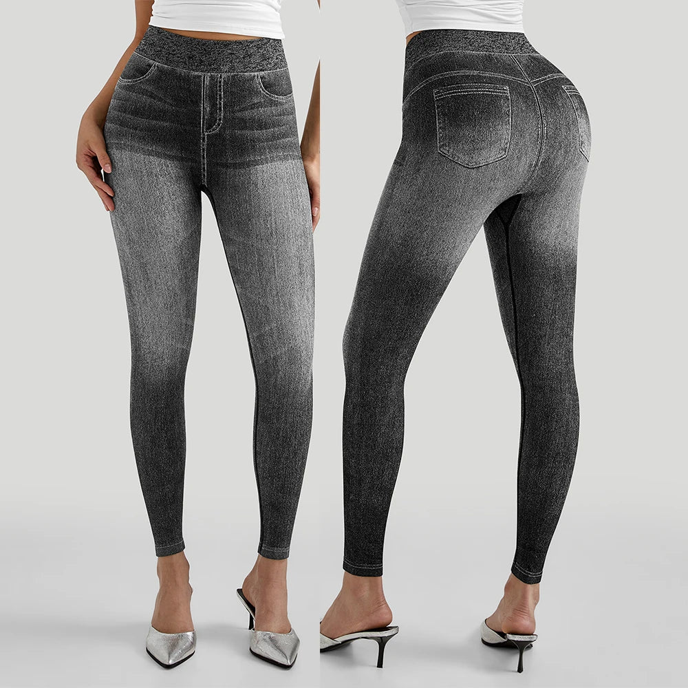 Women Leggings  High Waist Slim Hip Lifting Fitness Running Leggings    Breathable Soft Streetwear Sports Long Leggings Women