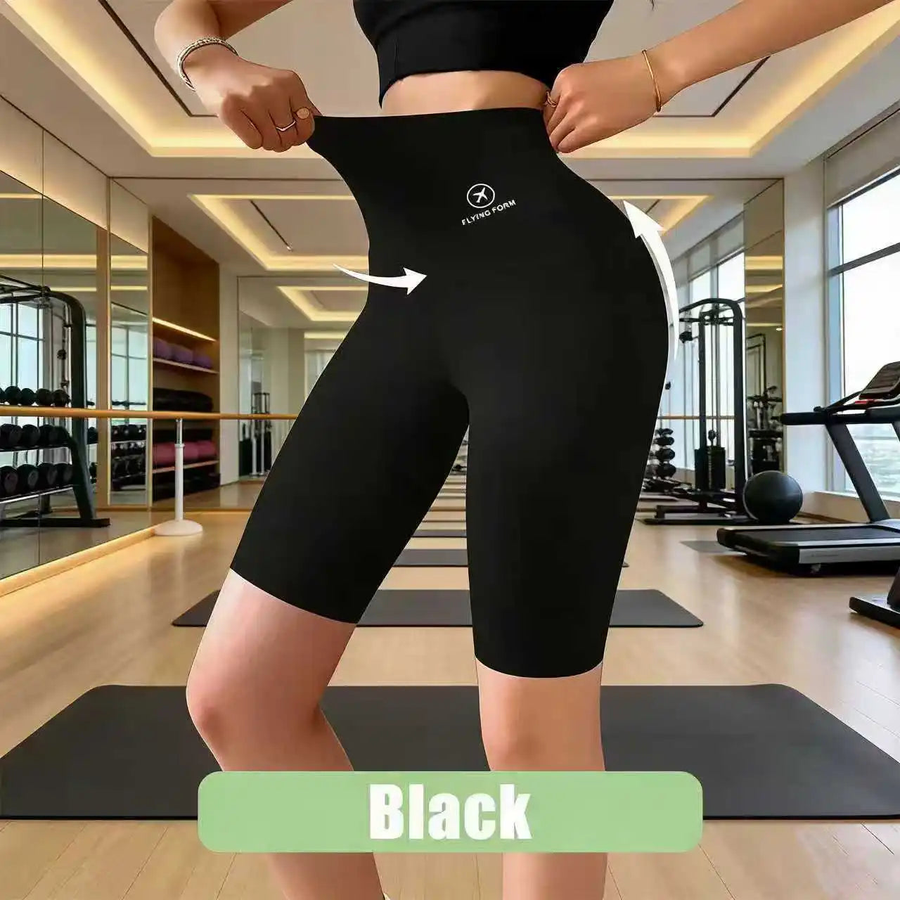 2026 New Women's High-Waisted Sports Shorts for Cycling Jogging Fitness and Yoga gym shorts