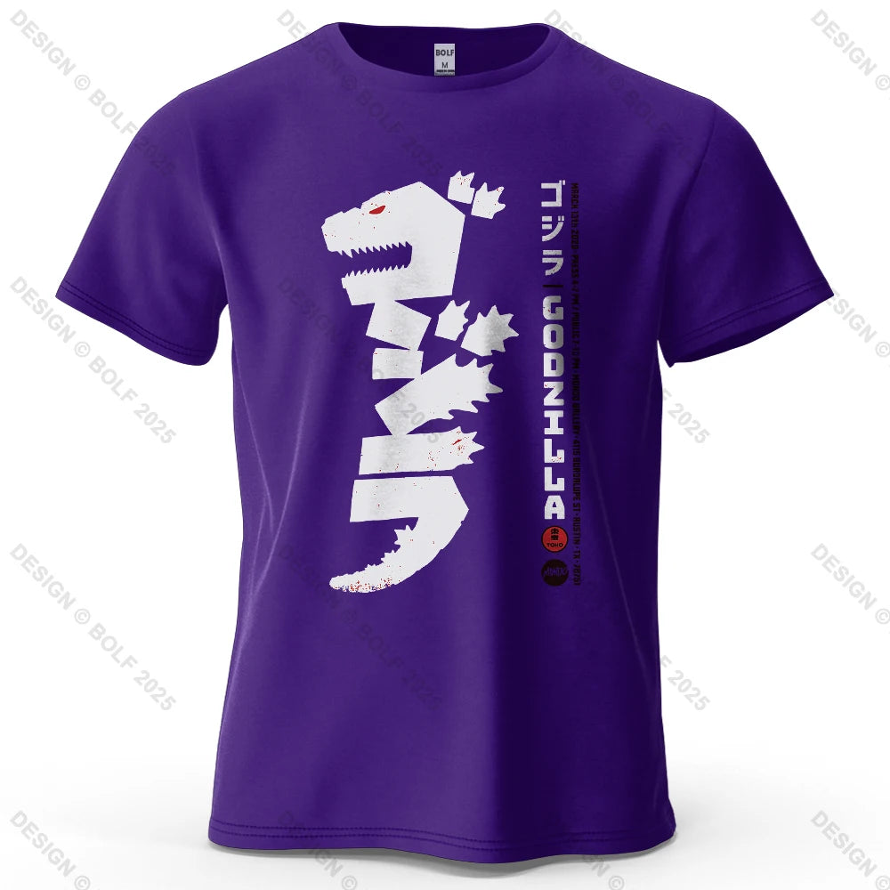 Japan Printed Men's T-Shirt 100% Cotton Oversized Harajuku Style Graphic Tees for Women Tops Tees Casual Streetwear