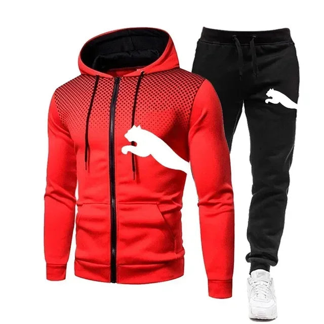 2025 Men's Autumn/Winter Hoodie Set, men's fashion autumn/winter designer clothing, hoodie + long pants set, jogging sportswear