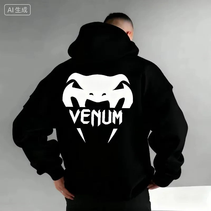 2026 NEw NEw New! UFC Men's Boxing Sports Hoodie, Warm and Comfortable Casual Hoodie for Autumn and Winter, Fashionable Printed