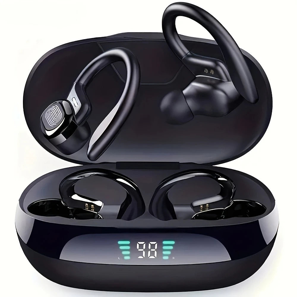 Lenovo Open-back Wireless Bluetooth Headphones, Noise-canceling and Waterproof Sports Headphones, Compatible with Xiaomi iPhone
