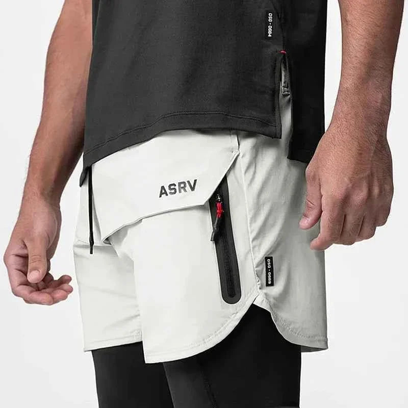 Men's Quick-Dry Gym Running Shorts