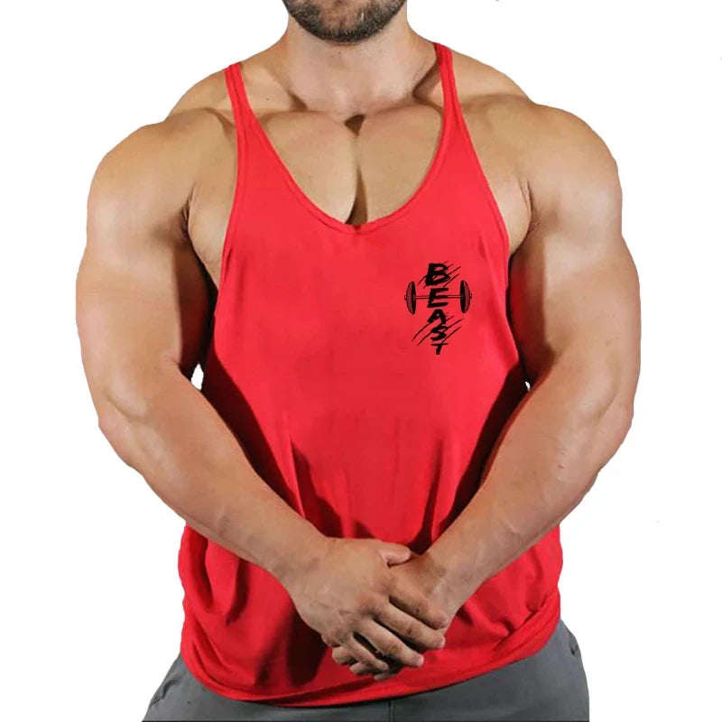 Men's Muscle Gym Tank Top Running Vest
