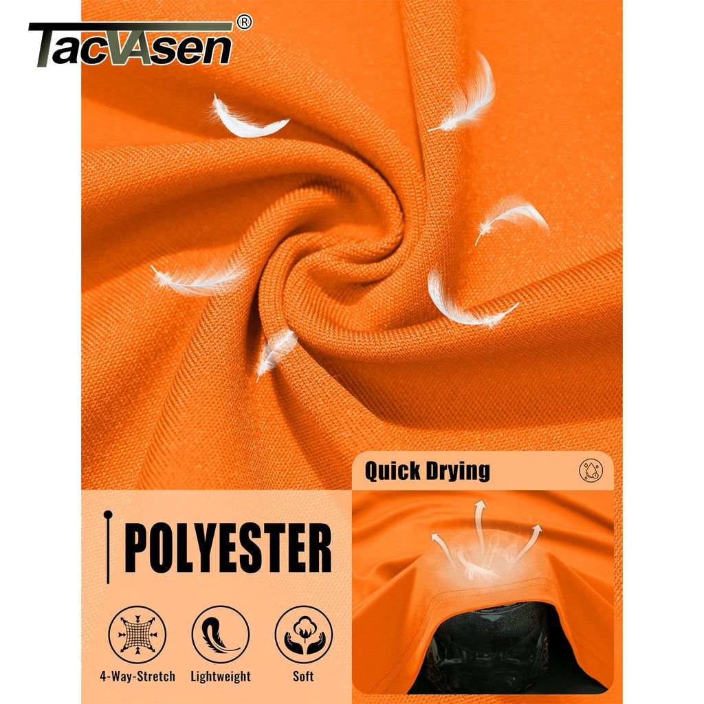 TACVASEN UPF 50+ Hooded T-Shirts Mens Quick Dry UV Block Sun Shirts Lightweight Hoodie Shirt Running Fishing Performance Tops