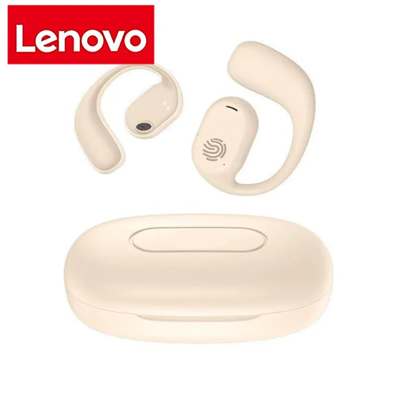 Lenovo Open-back Wireless Bluetooth Headphones, Noise-canceling and Waterproof Sports Headphones, Compatible with Xiaomi iPhone