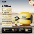 Acer Ohr548 Wireless Bluetooth Headphones with In-Ear Design, Anc Call Noise Reduction, Charging Case, Stereo Sound Effect, Low Latency for Gaming, Comfortable Fit for Sports, Running, and Fitness