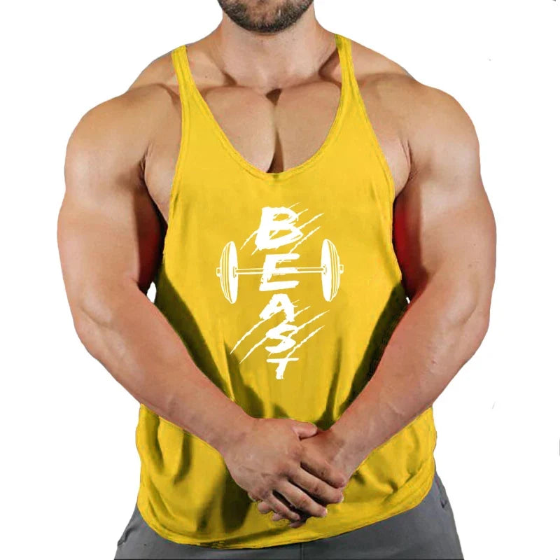 Men's Muscle Gym Tank Top Running Vest