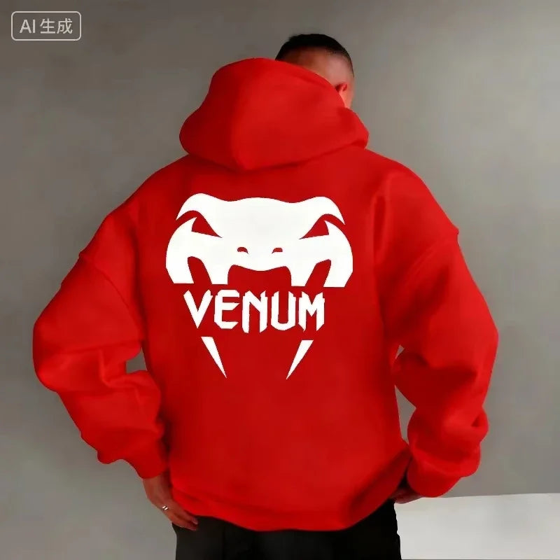 2026 NEw NEw New! UFC Men's Boxing Sports Hoodie, Warm and Comfortable Casual Hoodie for Autumn and Winter, Fashionable Printed