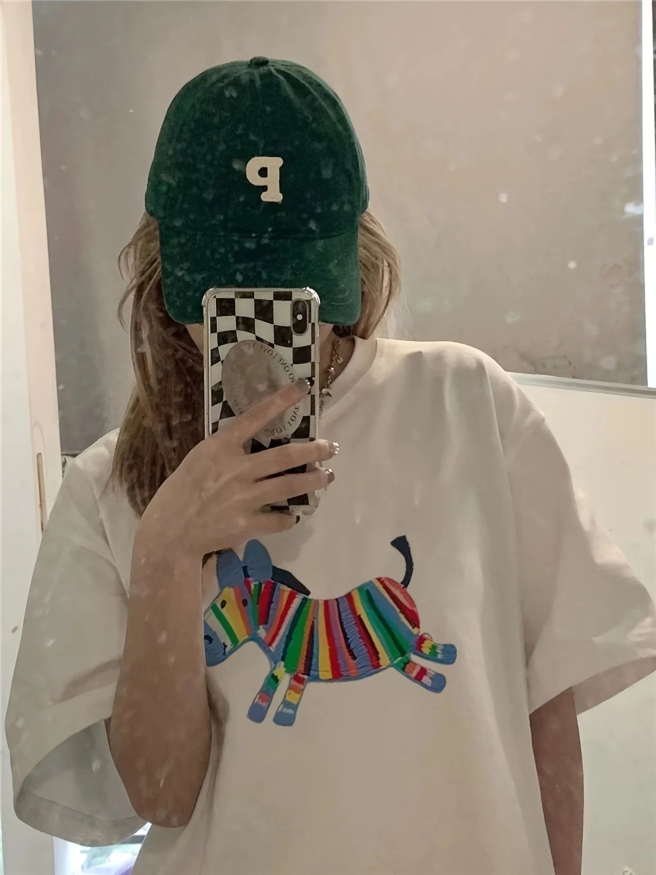 Oversized Women Tshirt Summer Fashion  Drawn Printed Casual Short Sleeve Top Pullover Comfortable Plus Size Tee Trendy Outfit
