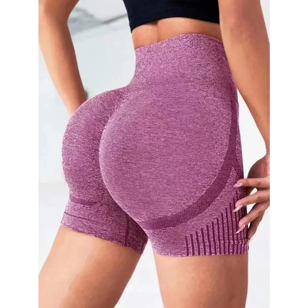 1Pcs Women Yoga Shorts High Waist Workout Shorts Fitness Yoga Lift Butt Fitness Ladies Yoga Gym Running Short Pants Sportswear