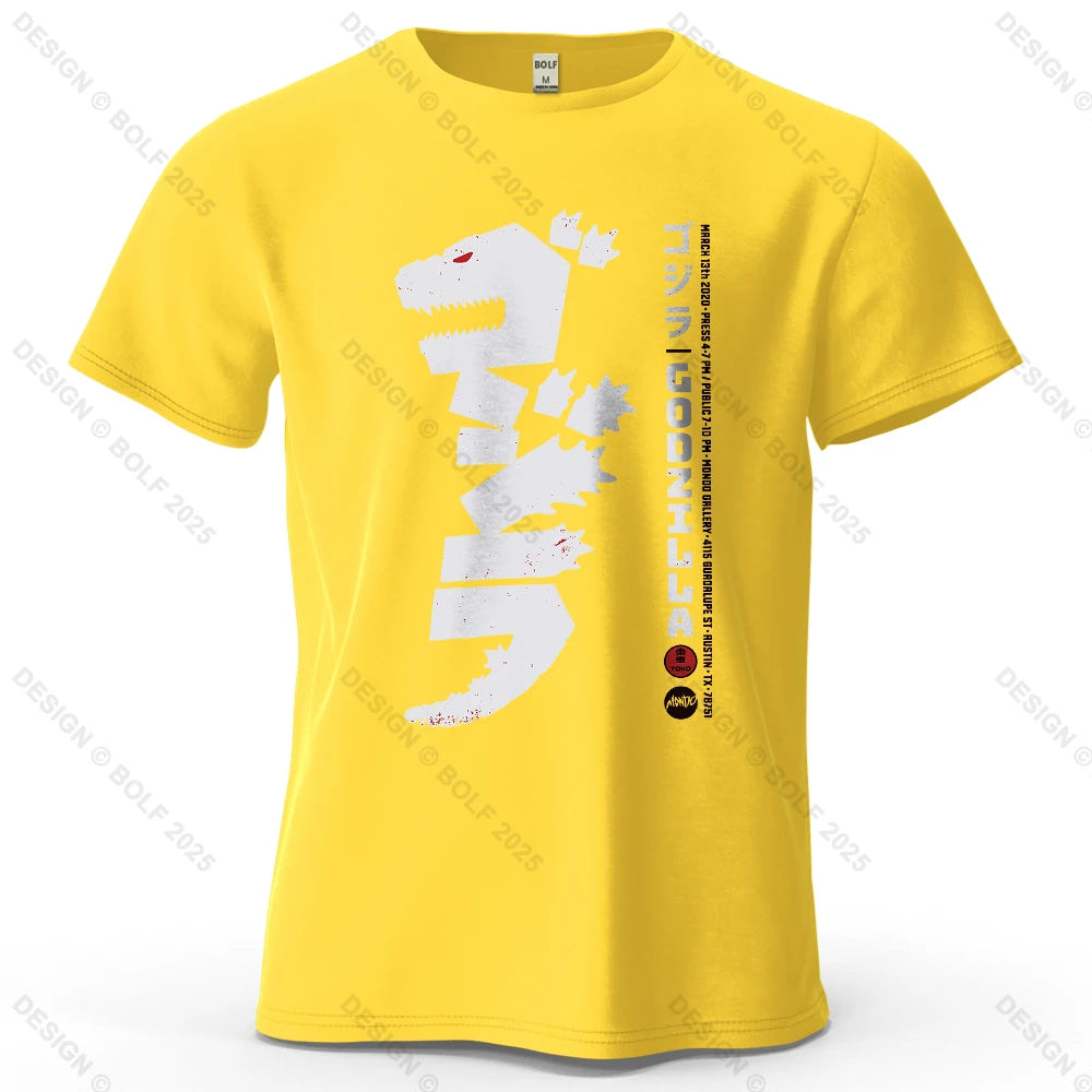Japan Printed Men's T-Shirt 100% Cotton Oversized Harajuku Style Graphic Tees for Women Tops Tees Casual Streetwear