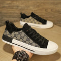 Canvas Men's Shoes Soft Bottom Anti-slip British Trendy Brand Casual Sneakers Match Jeans Comfortable Round Toe Sneakers Men