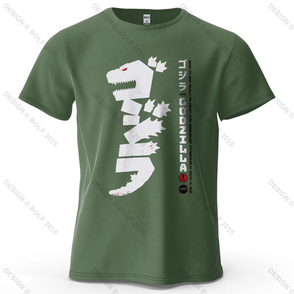 Japan Printed Men's T-Shirt 100% Cotton Oversized Harajuku Style Graphic Tees for Women Tops Tees Casual Streetwear