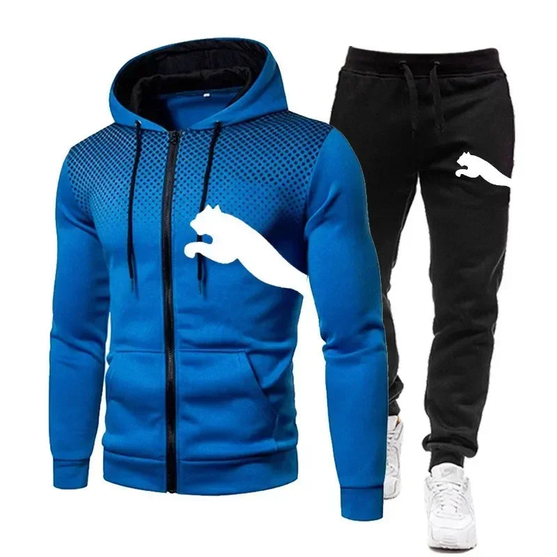 2025 Men's Autumn/Winter Hoodie Set, men's fashion autumn/winter designer clothing, hoodie + long pants set, jogging sportswear