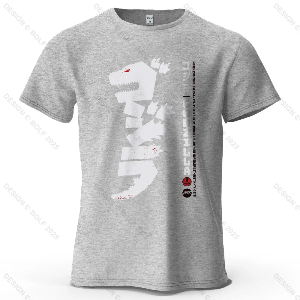 Japan Printed Men's T-Shirt 100% Cotton Oversized Harajuku Style Graphic Tees for Women Tops Tees Casual Streetwear